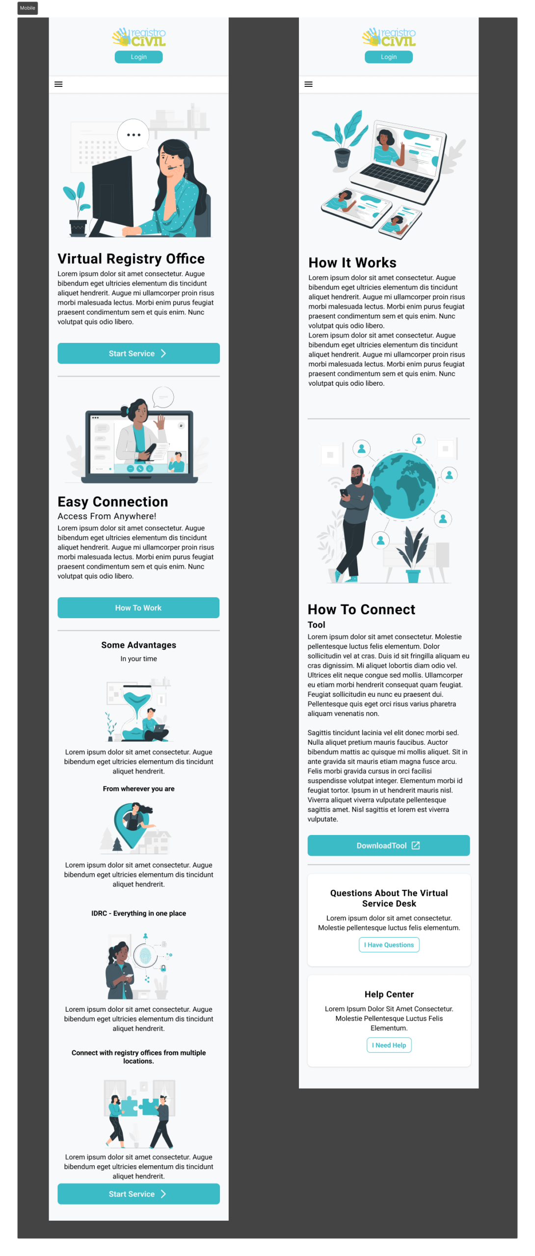 mobile desk version